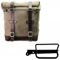 Borsa laterale Scram in Crosta di Cuoio 22L-30L + Telaio Royal Enfield SX