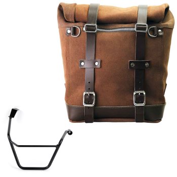 Borsa laterale Scram in Crosta di Cuoio 22L-30L + Telaio Triumph Street Scrambler 900 (2026 in poi) DX