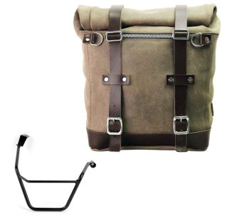 Borsa laterale Scram in Crosta di Cuoio 22L-30L + Telaio Triumph Street Scrambler 900 (2026 in poi) DX