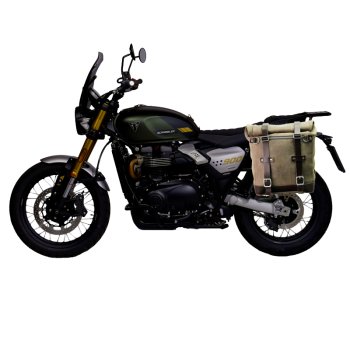 Borsa laterale Scram in Crosta di Cuoio 22L-30L + Telaio Triumph Street Scrambler 900 (2026 in poi) SX