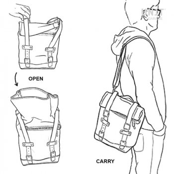 Borsa in Crosta di Cuoio