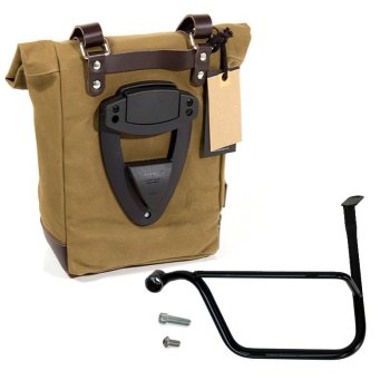 Borsa laterale Canvas + telaio sx Triumph Speed Twin 
