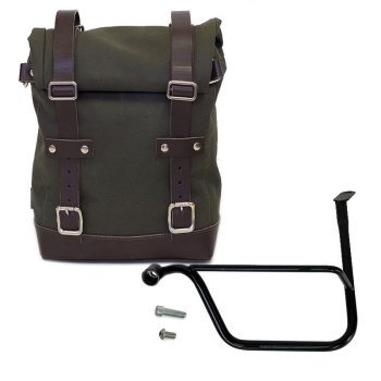 Borsa laterale Canvas + telaio sx Triumph Speed Twin 