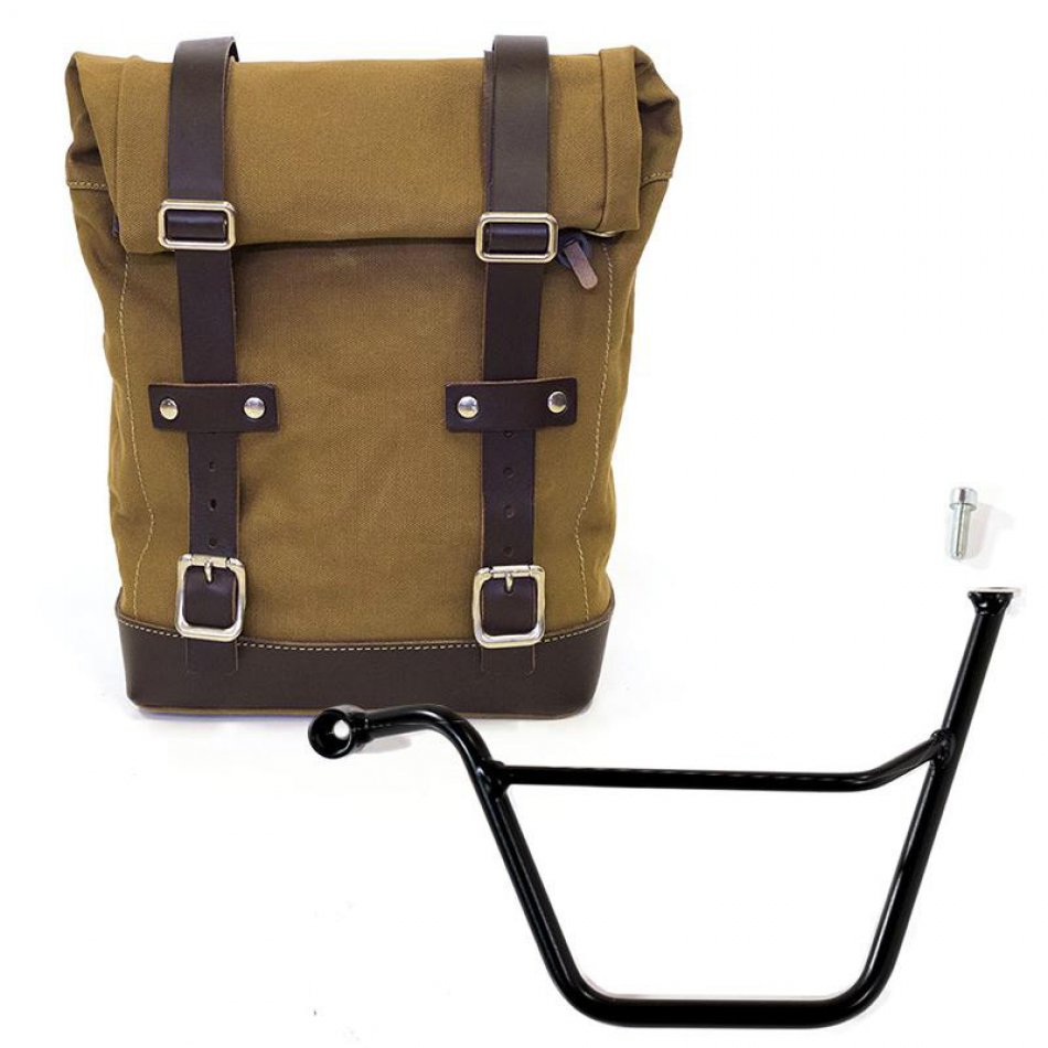 Borsa laterale Canvas + Telaio Triumph Scrambler