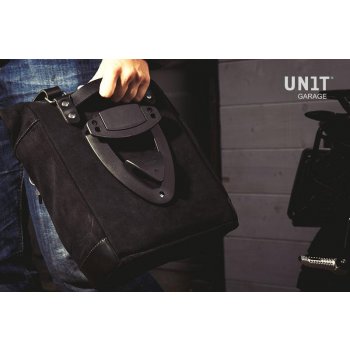 Borsa laterale in crosta di cuoio + Telaio Guzzi V7 DX
