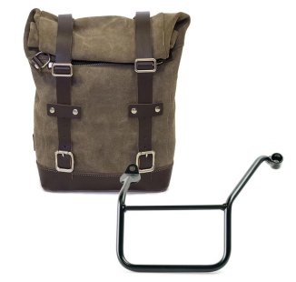 Borsa laterale in Crosta di cuoio + telaio Yamaha SX