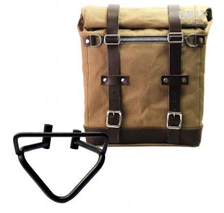 Borsa laterale Scram in Canvas 22L-30L + Telaio husqvarna 200 Destro (2020 in poi)