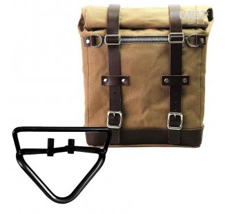Borsa laterale Scram in Canvas 22L-30L + Telaio husqvarna 401 Destro (2020 in poi)