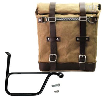 Borsa laterale Scram in Canvas 22L-30L + telaio Triumph Speed Twin 1200 Destro (2019 in poi)