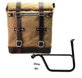 Borsa laterale Scram in Canvas 22L-30L + telaio Triumph Speed Twin 1200 Sinistro (2019 in poi)