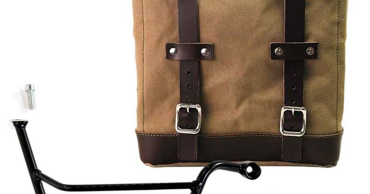 Borsa laterale Scram in Canvas 22L-30L + Telaio Triumph Speed Twin 900 ...