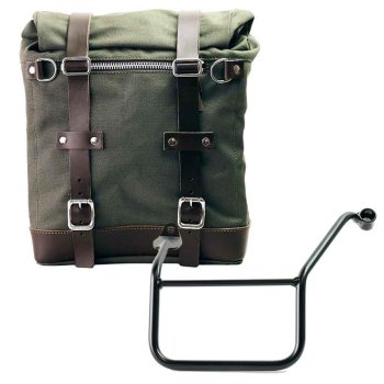 Borsa laterale Scram in Canvas 22L-30L + Telaio Yamaha Sinistro