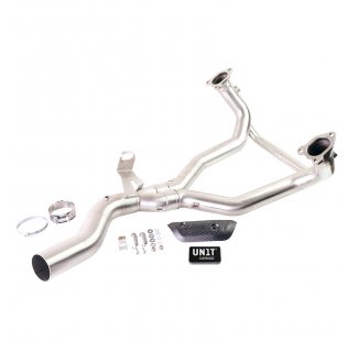 Collettore marmitta Inox senza catalizzatore + Ingannatore spia motore EURO 5+ BMW R1300GS e ADV