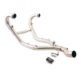 Collettore marmitta senza catalizzatore in Titanio con saldatura a vista + Ingannatore spia motore EURO 5+ BMW R12 NineT