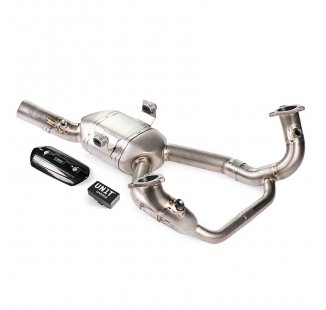 Collettori Scarico Akrapovic Titanio + Ingannatore spia motore EURO 5+ BMW R1300GS e ADV