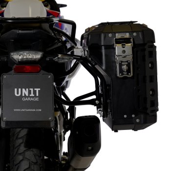 Coppia borse Atlas in Alluminio 39L+32L  + Telai per borse in alluminio Atlas BMW F450GS