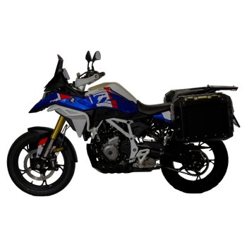 Coppia borse Atlas in Alluminio 39L+32L  + Telai per borse in alluminio Atlas BMW F450GS