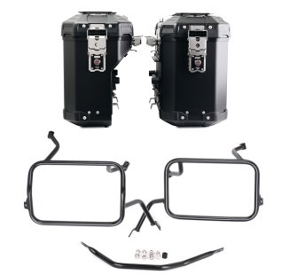 Coppia borse Atlas in Alluminio 39L+32L  + Telai per borse in alluminio Atlas BMW F450GS