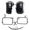 Coppia borse Atlas in Alluminio 39L+32L  + Telai per borse in alluminio Atlas BMW F450GS