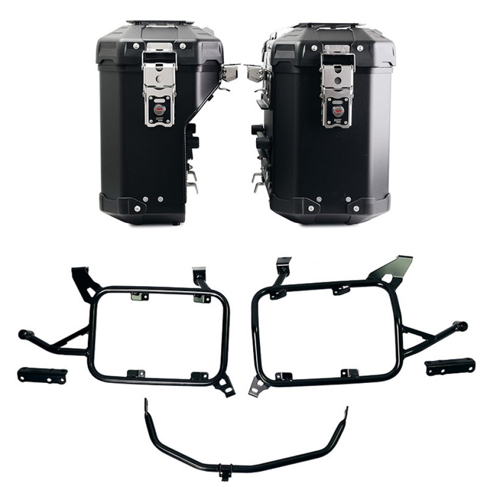 Coppia borse Atlas in Alluminio 39L+32L  + Telai per borse in alluminio Atlas BMW F850GS e ADV