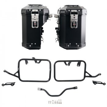 Coppia borse Atlas in Alluminio 39L+32L + Telai per borse in alluminio Atlas BMW R12 G/S