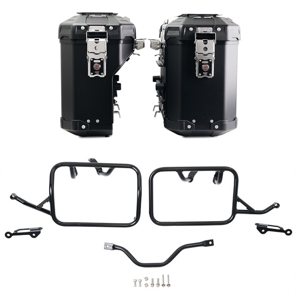 Coppia borse Atlas in Alluminio 39L+32L + Telai per borse in alluminio Atlas BMW R12 G/S