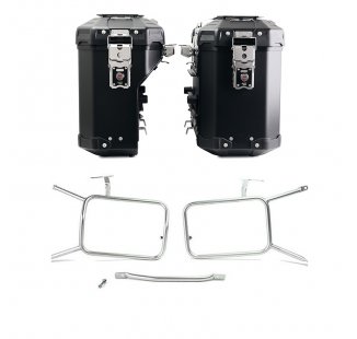 Coppia borse Atlas in Alluminio 39L+32L + Telai per borse in alluminio Atlas nineT