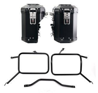 Coppia borse Atlas in Alluminio 39L+32L  + Telai per borse in alluminio Atlas Triumph Street Scrambler 900 (2026 in poi)