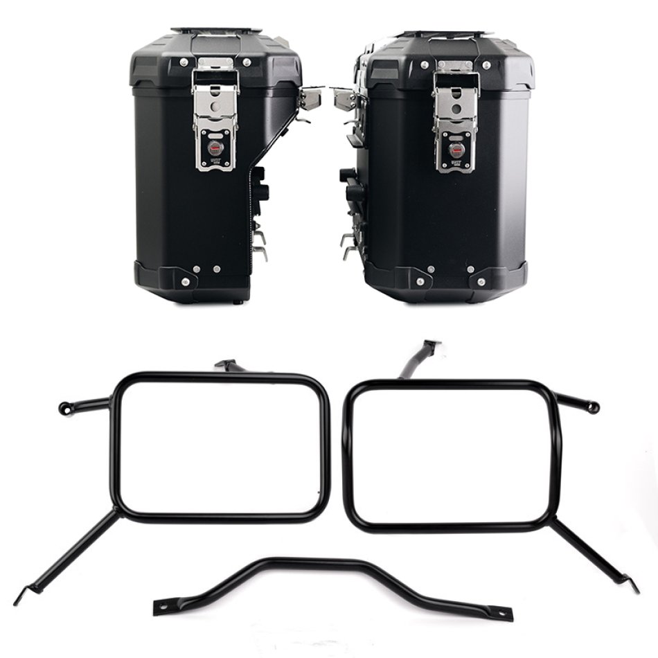 Coppia borse Atlas in Alluminio 39L+32L  + Telai per borse in alluminio Atlas Triumph Street Scrambler 900 (2026 in poi)