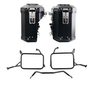 Coppia borse Atlas in Alluminio 39L+32L + Telai per borse in alluminio Atlas Yamaha Ténéré 700