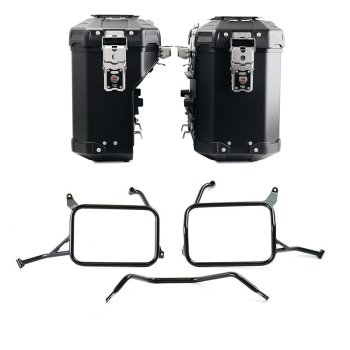 Coppia borse Atlas in Alluminio 39L+32L + Telai per borse in alluminio Atlas Yamaha Ténéré 700