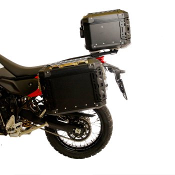 Coppia borse Atlas in Alluminio 39L+32L + Telai per borse in alluminio Atlas Yamaha Ténéré 700