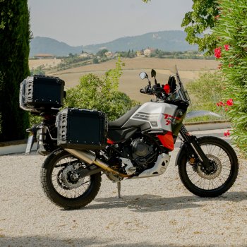 Coppia borse Atlas in Alluminio 39L+32L + Telai per borse in alluminio Atlas Yamaha Ténéré 700