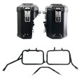 Coppia borse Atlas in Alluminio 39L+32L + Telai per borse in alluminio Triumph Tracker 400