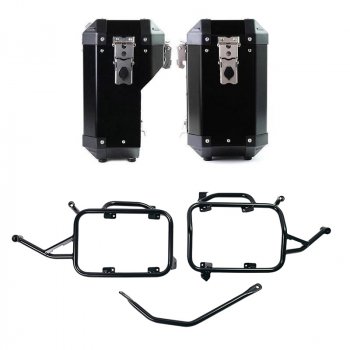 Coppia borse Atlas in Alluminio 40L+34L + Telai per borse in alluminio BMW F900GS