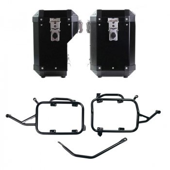 Coppia borse Atlas in Alluminio 47L+41L con Telai BMW F900GS