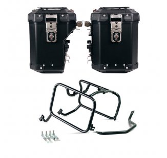 Coppia borse Atlas in Alluminio 48L+41L + Telai KTM per borse in alluminio Atlas