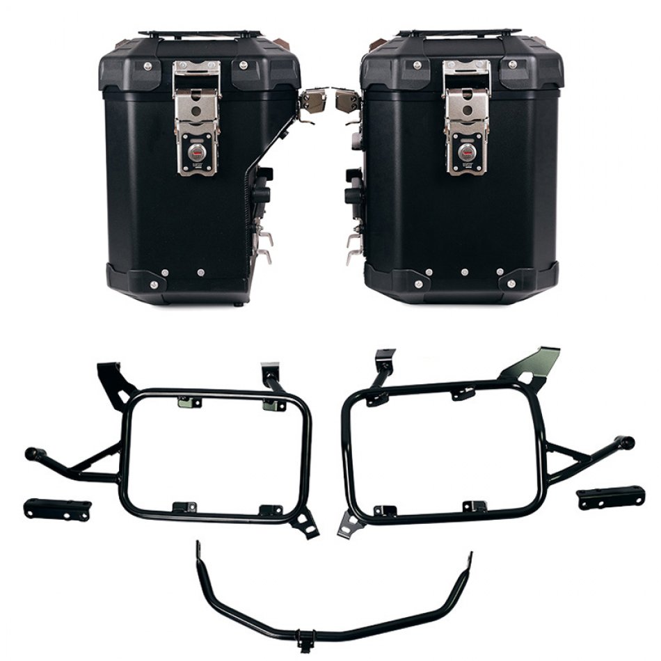 Coppia borse Atlas in Alluminio 48L+41L + Telai per borse in alluminio Atlas BMW F850GS e ADV