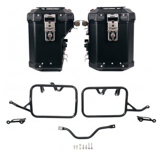 Coppia borse Atlas in Alluminio 48L+41L + Telai per borse in alluminio Atlas BMW R12 G/S