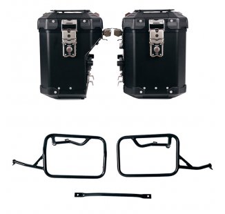 Coppia borse Atlas in Alluminio 48L+41L + Telai per borse in alluminio Atlas BMW R12 NineT