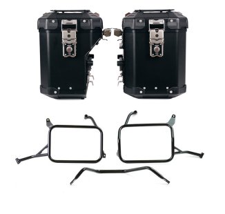 Coppia borse Atlas in Alluminio 48L+41L + Telai per borse in alluminio Atlas Yamaha Ténéré 700