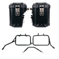 Coppia borse Atlas in Alluminio 48L+41L + Telai per borse in alluminio Triumph Tracker 400