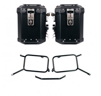 Coppia borse Atlas in Alluminio 48L+48L + Telai per borse in alluminio Triumph Bonneville T120