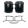 Coppia borse Atlas in Alluminio 48L+48L + Telai per borse in alluminio Triumph Bonneville T120