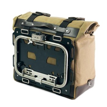 Coppia borse laterale Cult in Canvas 40L - 50L + Coppia piastre in Alluminio
