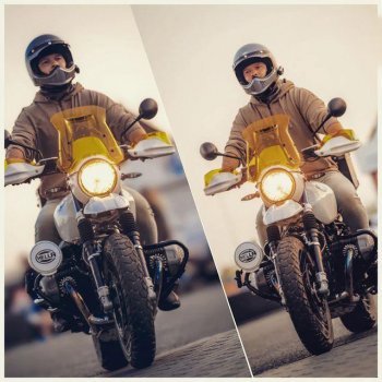 Cupolino con supporto GPS nineT Urban GS