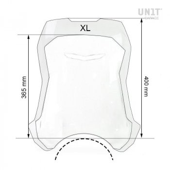 Cupolino con supporto GPS Triumph 1200 XC-XE 