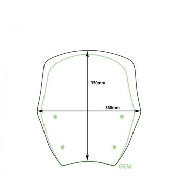 Cupolino M con Radar BMW R1300GS (2023 in poi)