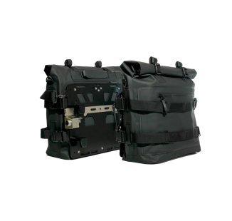 Due Borse laterali Khali in TPU 35L - 45L + Coppia piastre in alluminio BMW R1300GS ADV