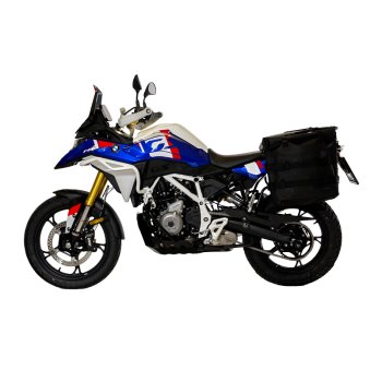 Due Borse laterali Khali in TPU 35L - 45L + Coppia piastre in Alluminio + Telai per borse in alluminio Atlas BMW F450GS